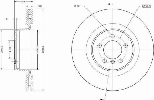 Remy RAD2144C - Brake Disc autospares.lv