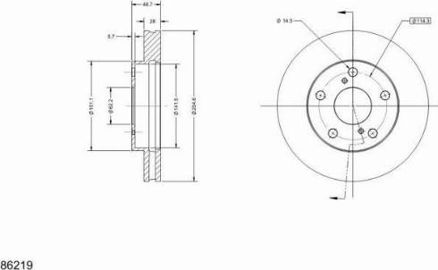 Remy RAD2142C - Brake Disc autospares.lv