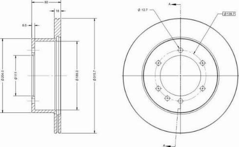 Remy RAD2166C - Brake Disc autospares.lv