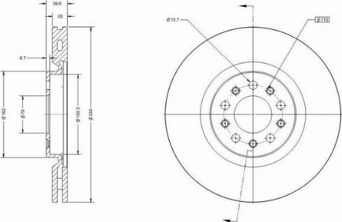 Remy RAD2161C - Brake Disc autospares.lv