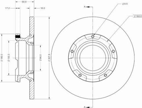 Remy RAD2104C - Brake Disc autospares.lv