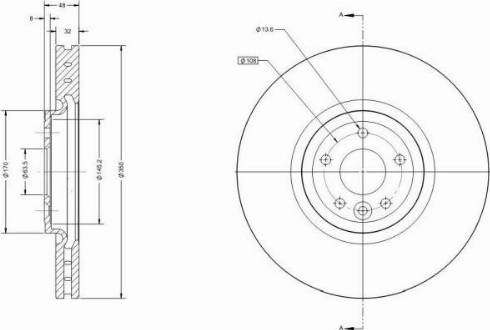 Remy RAD2105C - Brake Disc autospares.lv