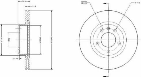 Remy RAD2103C - Brake Disc autospares.lv