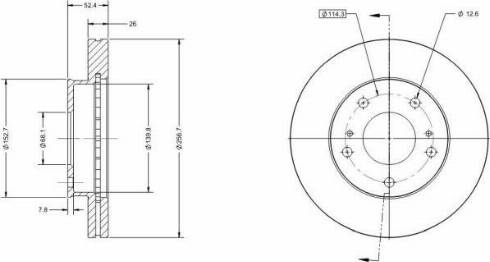 Remy RAD2107C - Brake Disc autospares.lv