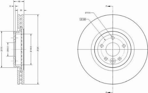 Remy RAD2115C - Brake Disc autospares.lv