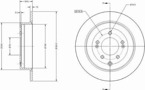 Remy RAD2111C - Brake Disc autospares.lv