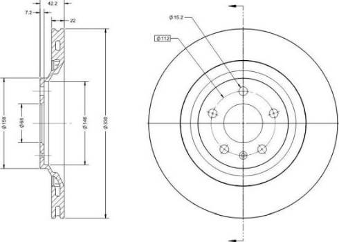 Remy RAD2117C - Brake Disc autospares.lv