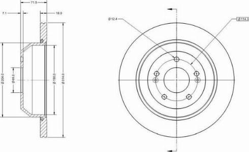 Remy RAD2181C - Brake Disc autospares.lv