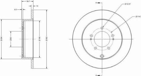 Remy RAD2187C - Brake Disc autospares.lv