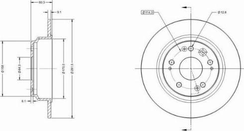 Remy RAD2135C - Brake Disc autospares.lv