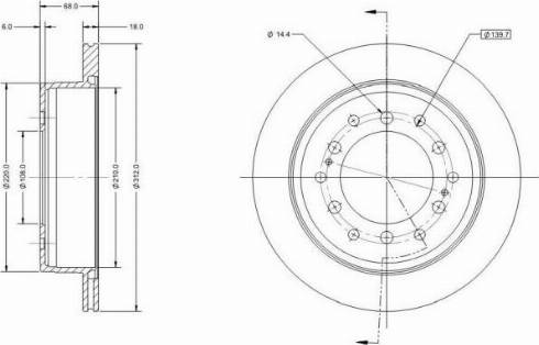 Remy RAD2138C - Brake Disc autospares.lv