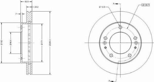 Remy RAD2120C - Brake Disc autospares.lv