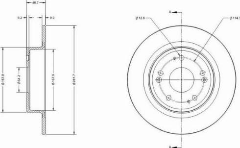 Remy RAD2175C - Brake Disc autospares.lv