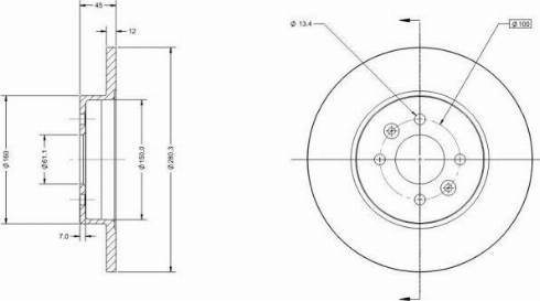 Remy RAD2170C - Brake Disc autospares.lv