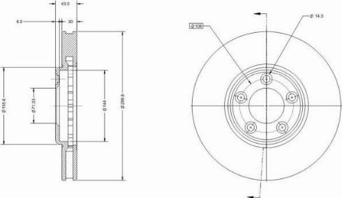 Remy RAD2172C - Brake Disc autospares.lv