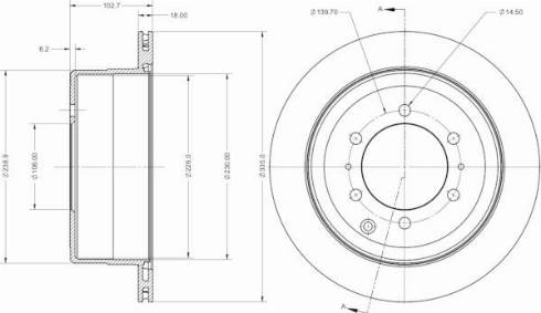 Remy RAD2849C - Brake Disc autospares.lv