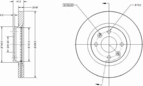 Remy RAD2856C - Brake Disc autospares.lv