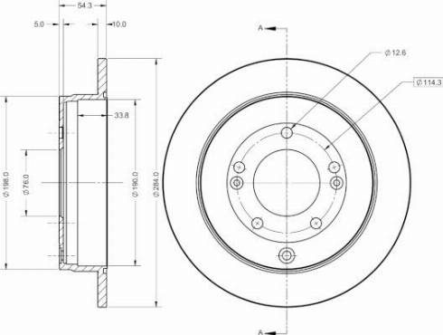 Remy RAD2800C - Brake Disc autospares.lv