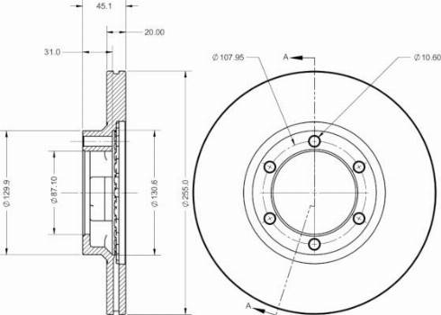 Remy RAD2813C - Brake Disc autospares.lv