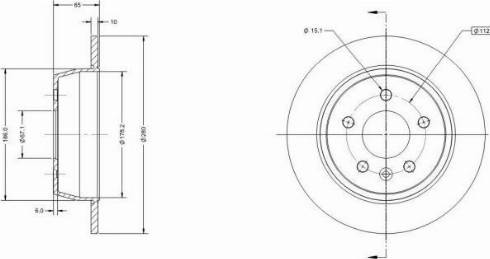 Remy RAD2875C - Brake Disc autospares.lv