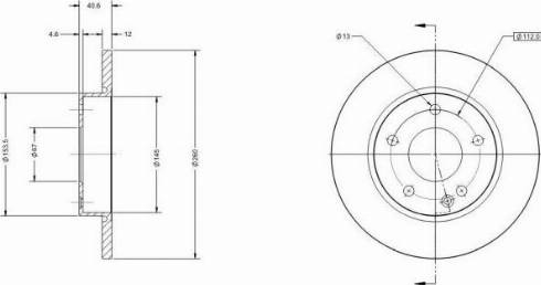 Remy RAD2876C - Brake Disc autospares.lv