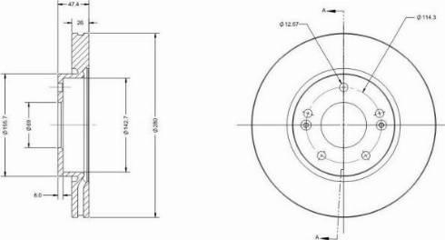 Remy RAD2871C - Brake Disc autospares.lv