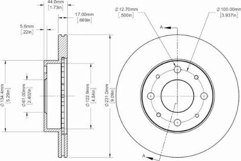 Remy RAD2365C - Brake Disc autospares.lv