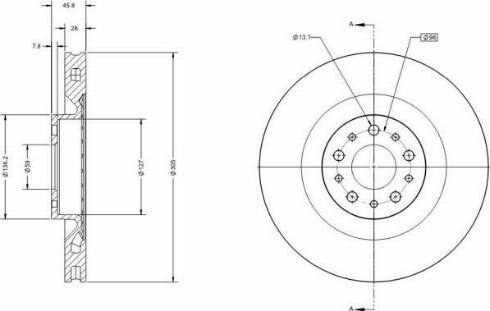 Remy RAD2316C - Brake Disc autospares.lv