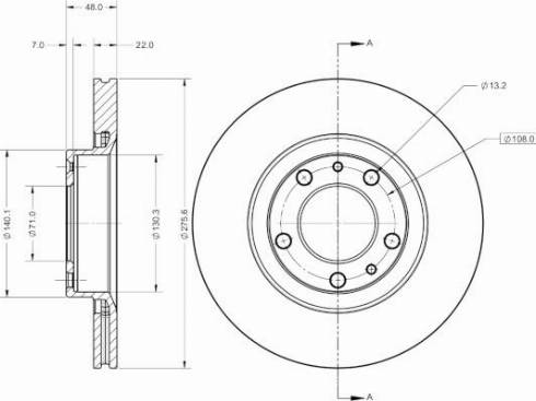 Remy RAD2336C - Brake Disc autospares.lv