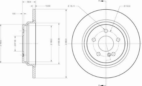 Remy RAD2321C - Brake Disc autospares.lv