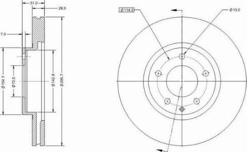 Remy RAD2291C - Brake Disc autospares.lv