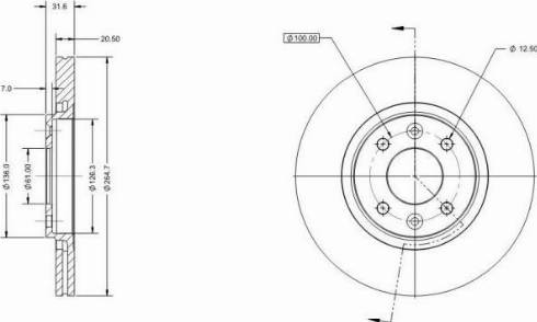 Remy RAD2297C - Brake Disc autospares.lv