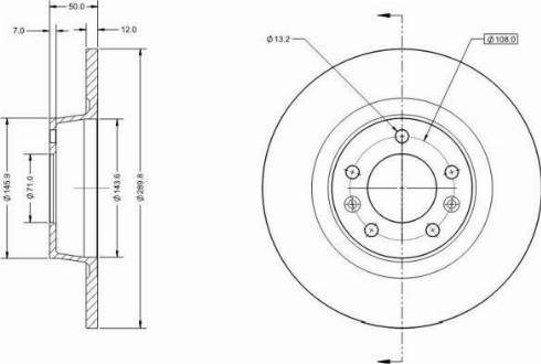 Remy RAD2248C - Brake Disc autospares.lv