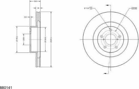 Remy RAD2242C - Brake Disc autospares.lv