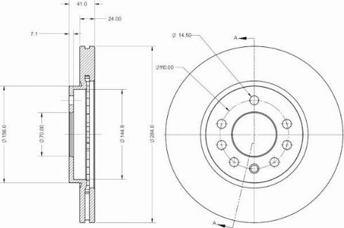 Remy RAD2261C - Brake Disc autospares.lv