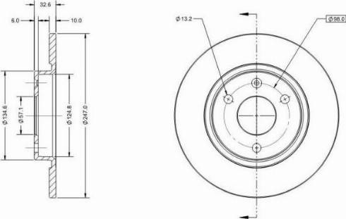 Remy RAD2201C - Brake Disc autospares.lv