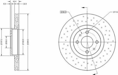 Remy RAD2203C - Brake Disc autospares.lv