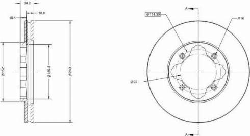 Remy RAD2216C - Brake Disc autospares.lv