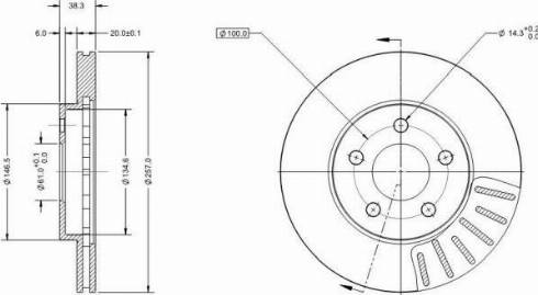 Remy RAD2289C - Brake Disc autospares.lv