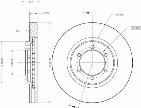 Remy RAD2288C - Brake Disc autospares.lv