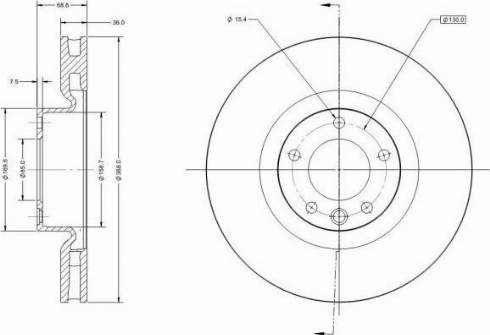 Remy RAD2235C - Brake Disc autospares.lv