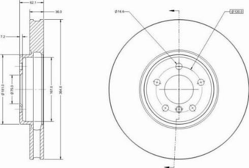 Remy RAD2231C - Brake Disc autospares.lv