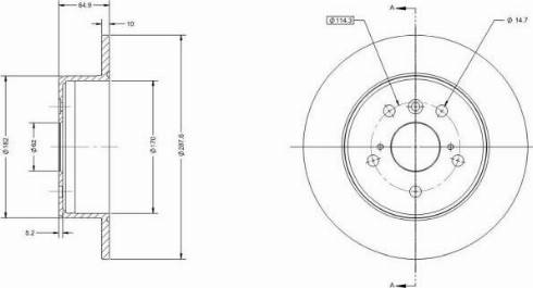 Remy RAD2225C - Brake Disc autospares.lv