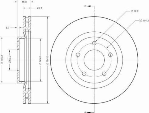 Remy RAD2223C - Brake Disc autospares.lv