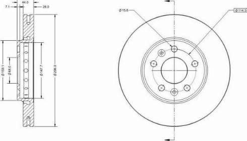 Remy RAD2704C - Brake Disc autospares.lv