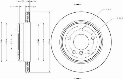 Remy RAD2702C - Brake Disc autospares.lv