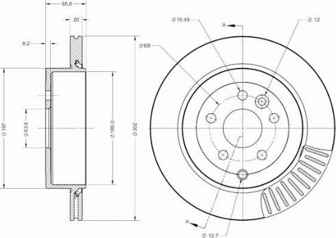 Remy RAD2789C - Brake Disc autospares.lv