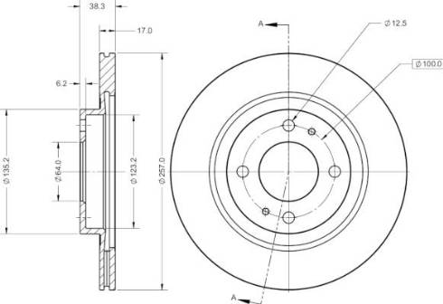 Remy RAD2784C - Brake Disc autospares.lv