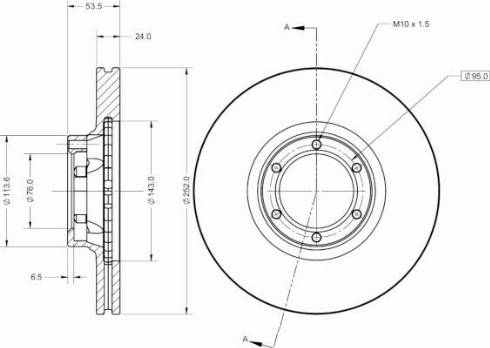 Remy RAD2739C - Brake Disc autospares.lv