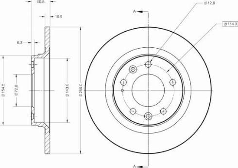 Remy RAD2733C - Brake Disc autospares.lv